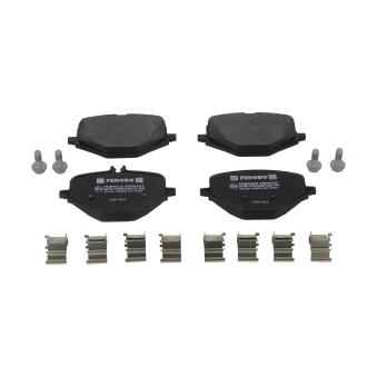 Jeu de 4 plaquettes de frein avant FERODO