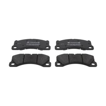 Jeu de 4 plaquettes de frein avant FERODO