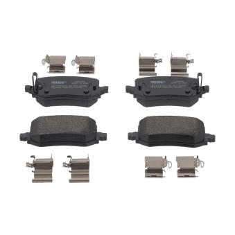 Jeu de 4 plaquettes de frein avant FERODO