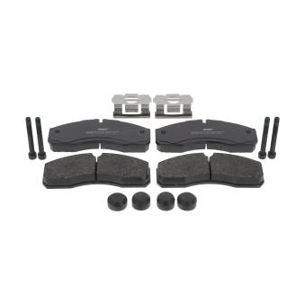 Jeu de 4 plaquettes de frein avant FERODO