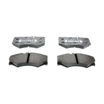 Jeu de 4 plaquettes de frein avant FERODO