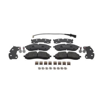 Jeu de 4 plaquettes de frein avant FERODO FVR5539