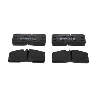 Jeu de 4 plaquettes de frein arrière FERODO