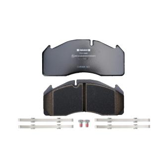 Jeu de 4 plaquettes de frein arrière FERODO FCV1388B