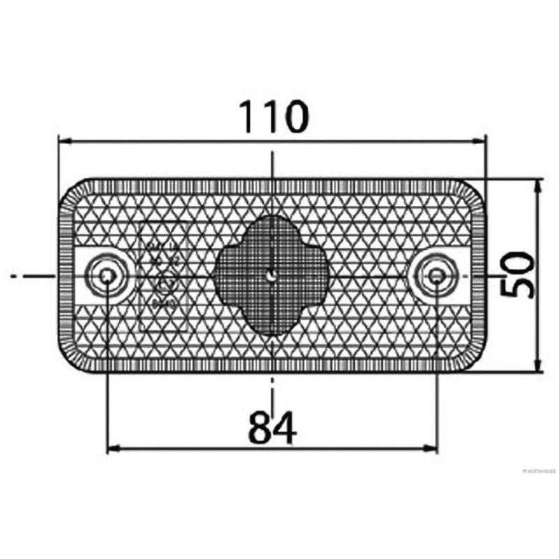 Feu latéral HERTH+BUSS ELPARTS 82710425 - Visuel 3