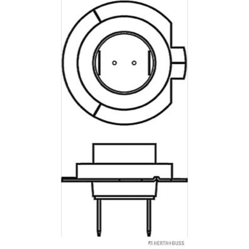 Ampoule HERTH+BUSS ELPARTS 89901054 - Visuel 1