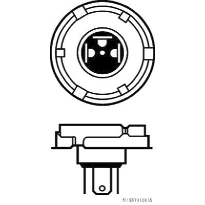 Ampoule, projecteur longue portée HERTH+BUSS ELPARTS 89901091 - Visuel 1
