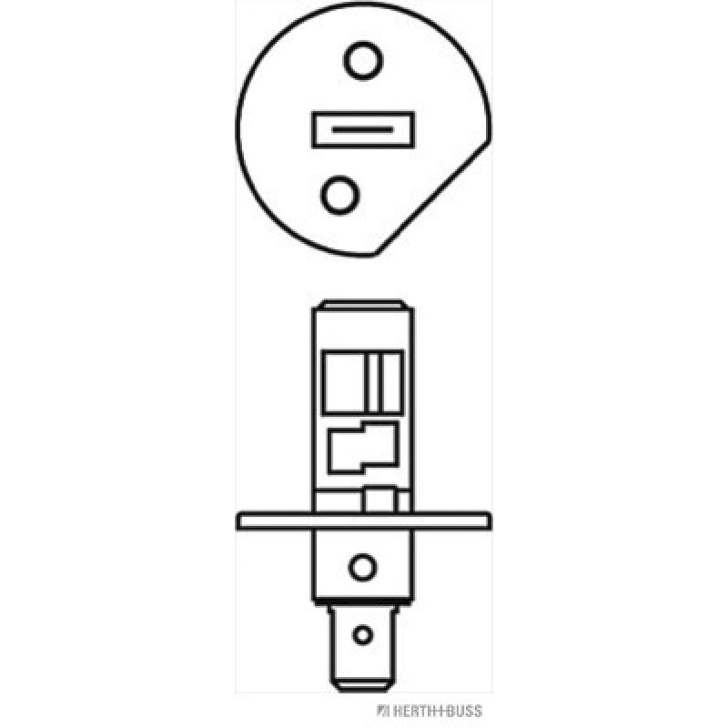 Ampoule, projecteur longue portée HERTH+BUSS ELPARTS 89901092 - Visuel 1