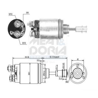 Contacteur, démarreur MEAT & DORIA 46325