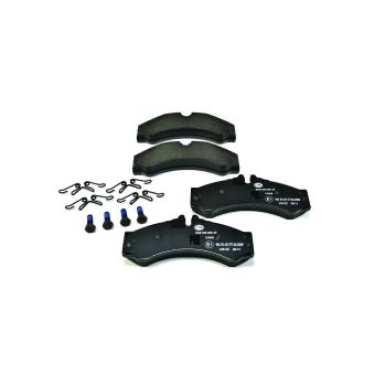 Jeu de 4 plaquettes de frein avant HELLA 8DB 355 005-391