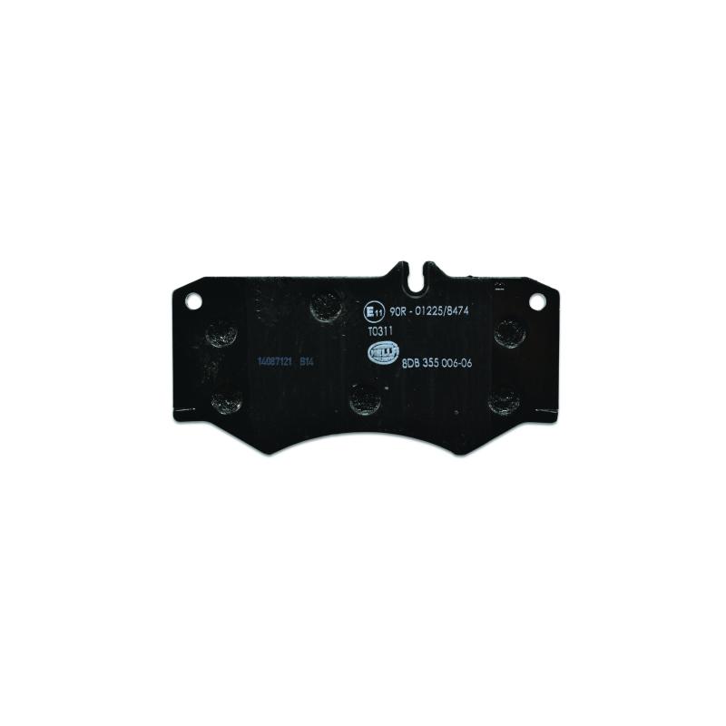 Jeu de 4 plaquettes de frein avant HELLA 8DB 355 006-061 - Visuel 1