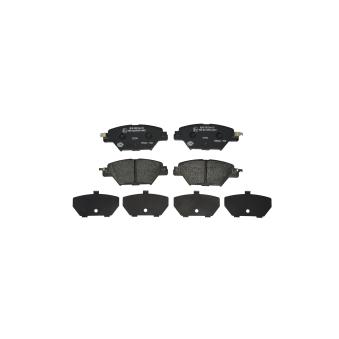 Jeu de 4 plaquettes de frein avant HELLA 8DB 355 036-521