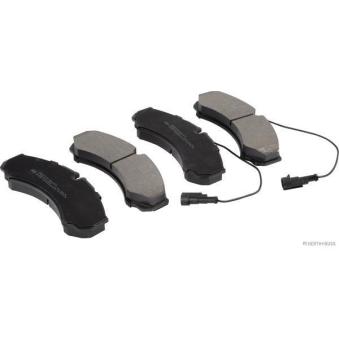 Jeu de 4 plaquettes de frein avant HERTH+BUSS JAKOPARTS J3601101