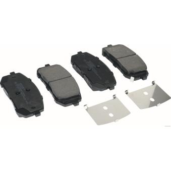 Jeu de 4 plaquettes de frein avant HERTH+BUSS JAKOPARTS J3600592