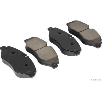 Jeu de 4 plaquettes de frein avant HERTH+BUSS JAKOPARTS J3601014
