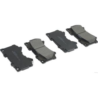 Jeu de 4 plaquettes de frein avant HERTH+BUSS JAKOPARTS J3602150