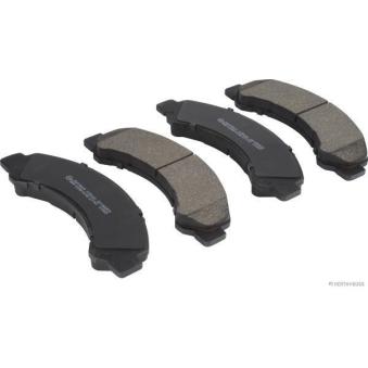 Jeu de 4 plaquettes de frein avant HERTH+BUSS JAKOPARTS J3603009
