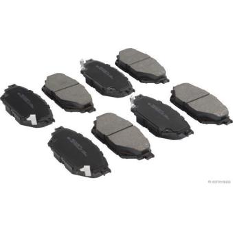 Jeu de 4 plaquettes de frein avant HERTH+BUSS JAKOPARTS