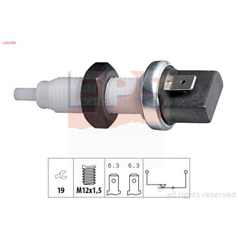 Interrupteur des feux de freins EPS 1.810.000