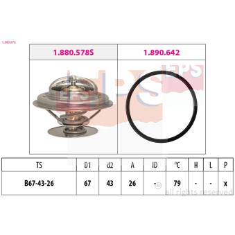 Thermostat d'eau EPS 1.880.578