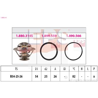 Thermostat d'eau EPS 1.880.314