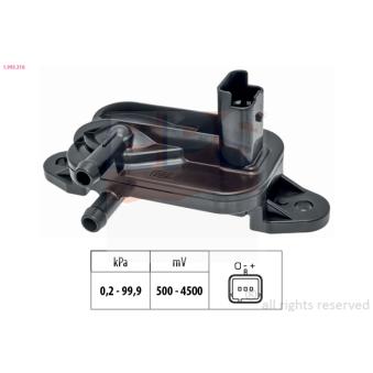 Capteur, pression des gaz échappement EPS 1.993.316