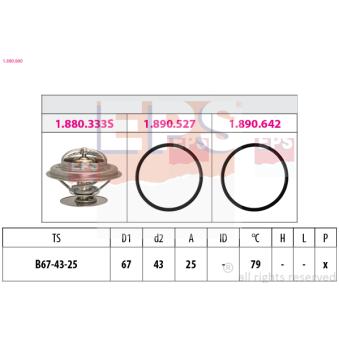 Thermostat d'eau EPS 1.880.980