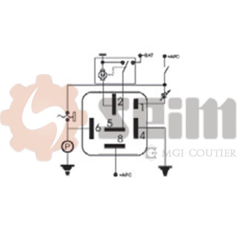 Relais, intervalle d'essuyage SEIM 105371 - Visuel 1