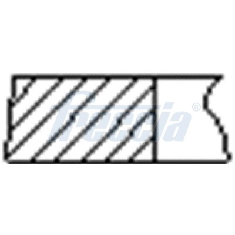 Jeu de segments de pistons FRECCIA FR10-206700 - Visuel 1