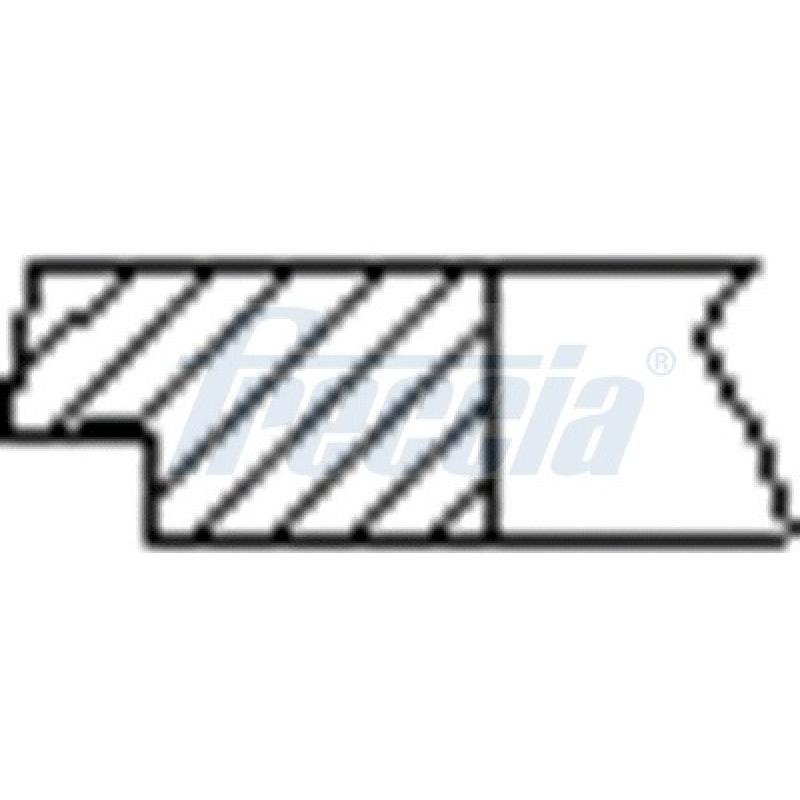 Jeu de segments de pistons FRECCIA FR10-075350 - Visuel 1