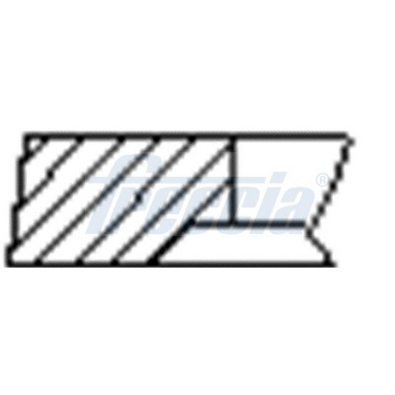 Jeu de segments de pistons FRECCIA FR10-514200 - Visuel 1