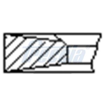 Jeu de segments de pistons FRECCIA FR10-516400