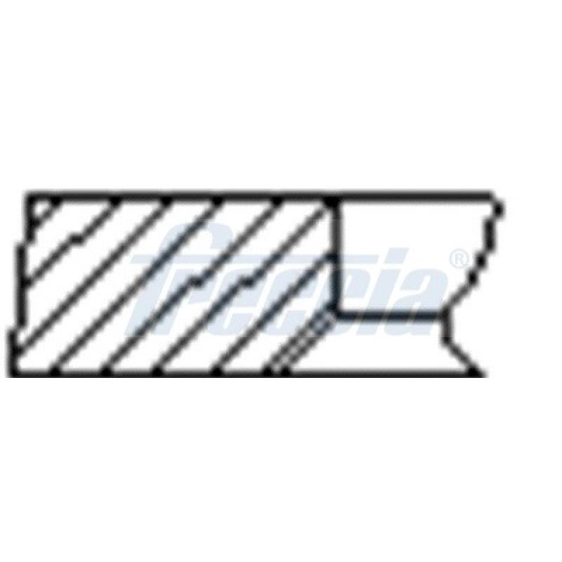 Jeu de segments de pistons FRECCIA FR10-507850 - Visuel 1