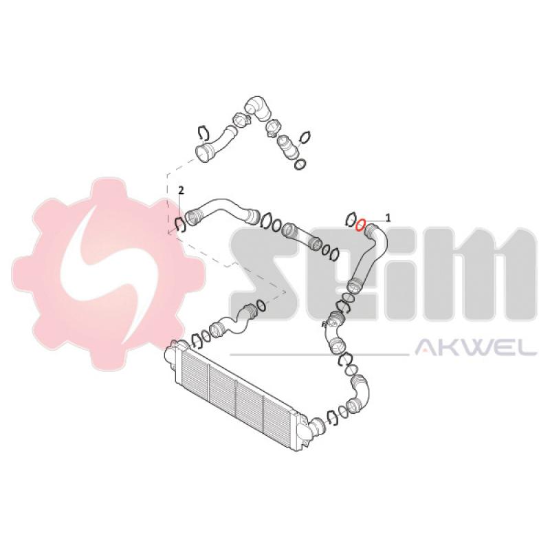 Gaine de suralimentation SEIM 981721 - Visuel 1