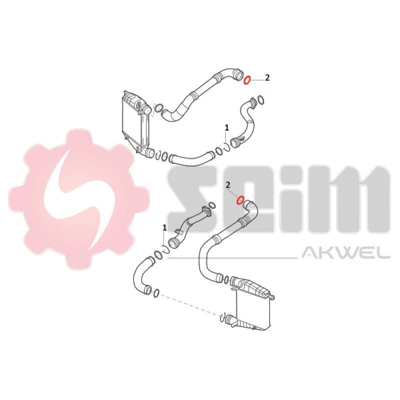 Gaine de suralimentation SEIM 981721 - Visuel 2