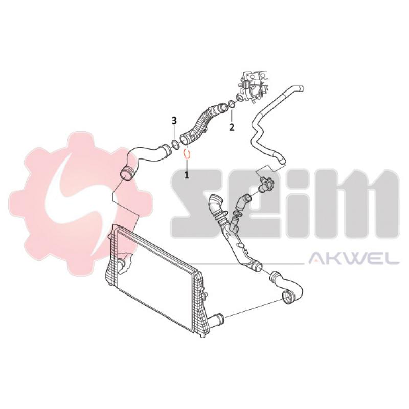 Gaine de suralimentation SEIM 981958 - Visuel 2