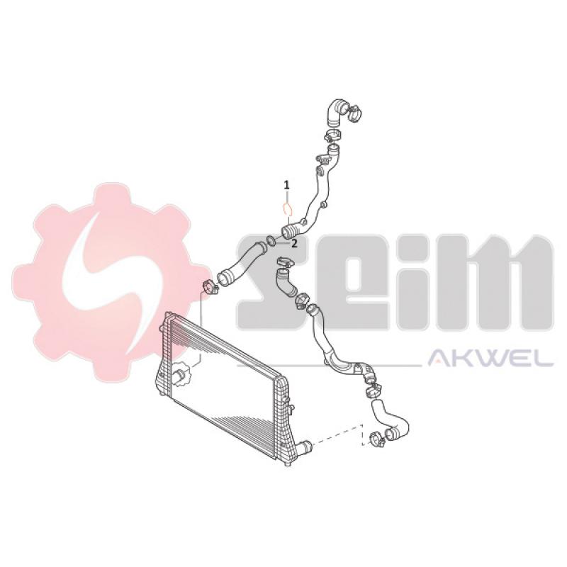 Gaine de suralimentation SEIM 981940 - Visuel 2