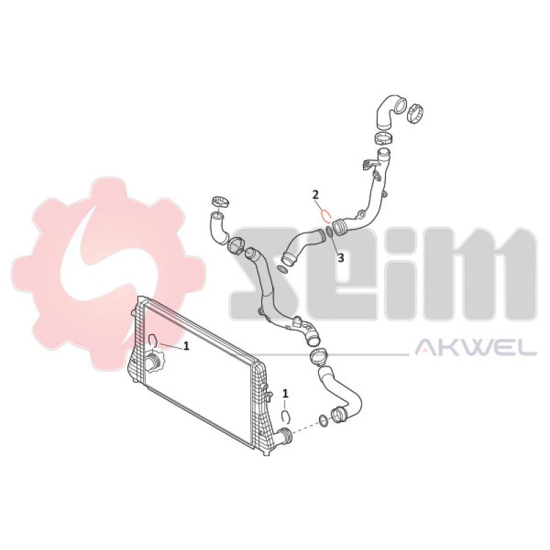 Gaine de suralimentation SEIM 981940 - Visuel 1