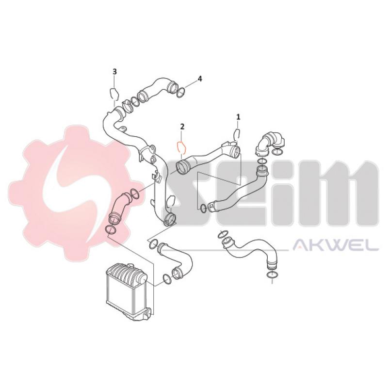 Gaine de suralimentation SEIM 981944 - Visuel 1