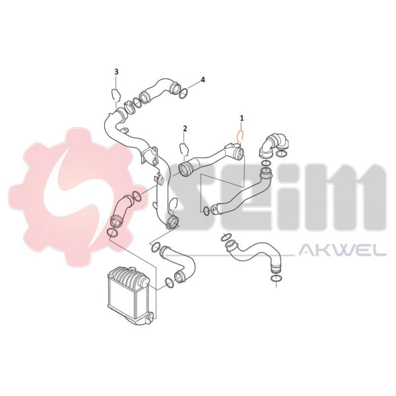 Gaine de suralimentation SEIM 981943 - Visuel 1