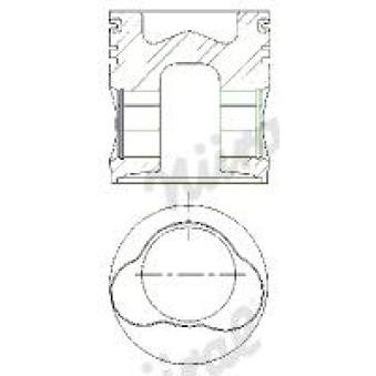 Piston NÜRAL 87-522900-10