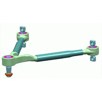 Triangle ou bras de suspension (train avant) LEMFORDER