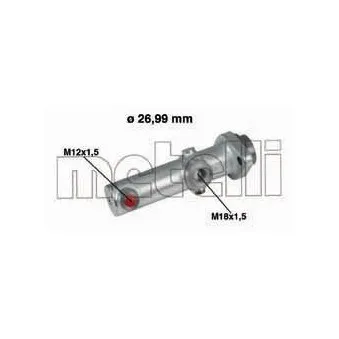 Maître-cylindre de frein METELLI