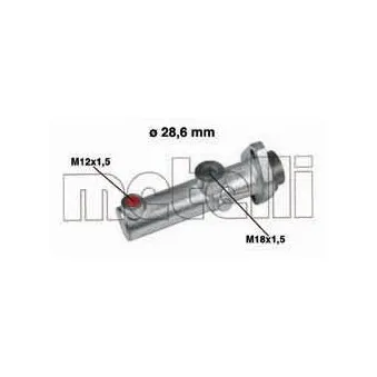 Maître-cylindre de frein METELLI