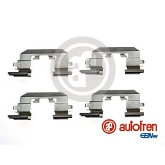 Kit d'accessoires, plaquette de frein à disque AUTOFREN SEINSA D43076A