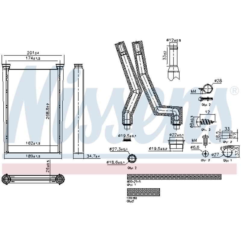 Système de chauffage NISSENS 707242 - Visuel 1