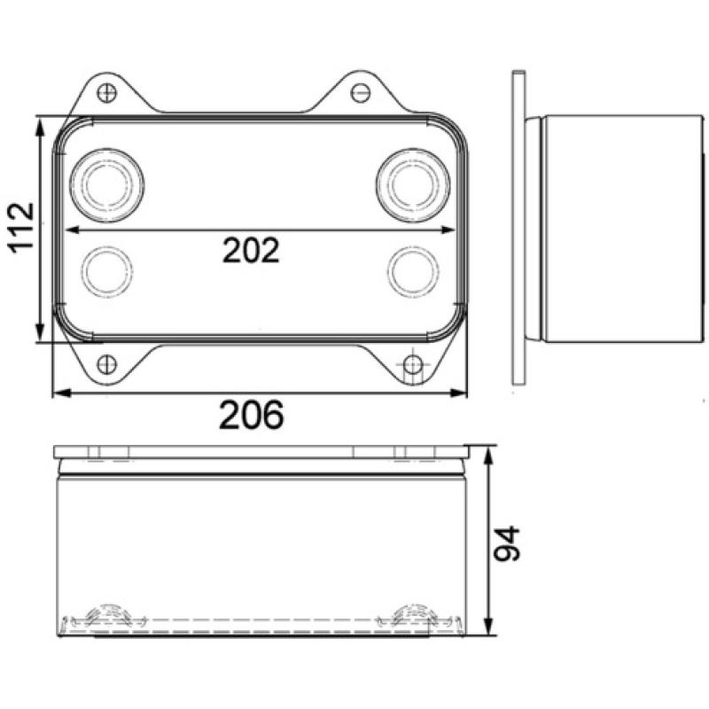 Radiateur d'huile MAHLE CLC 63 000P - Visuel 1