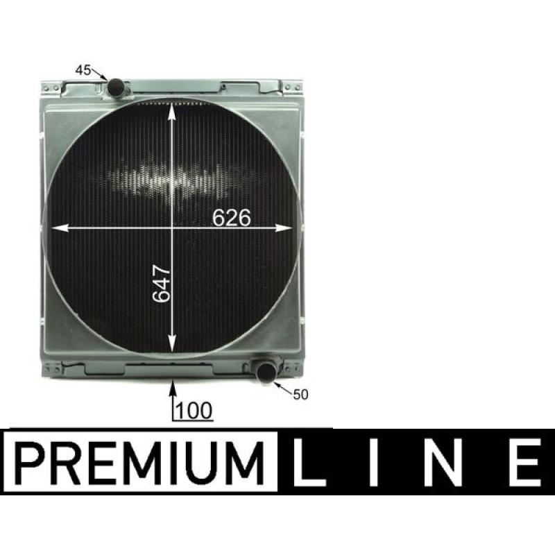 Radiateur, refroidissement du moteur MAHLE CR 2182 000P - Visuel 1