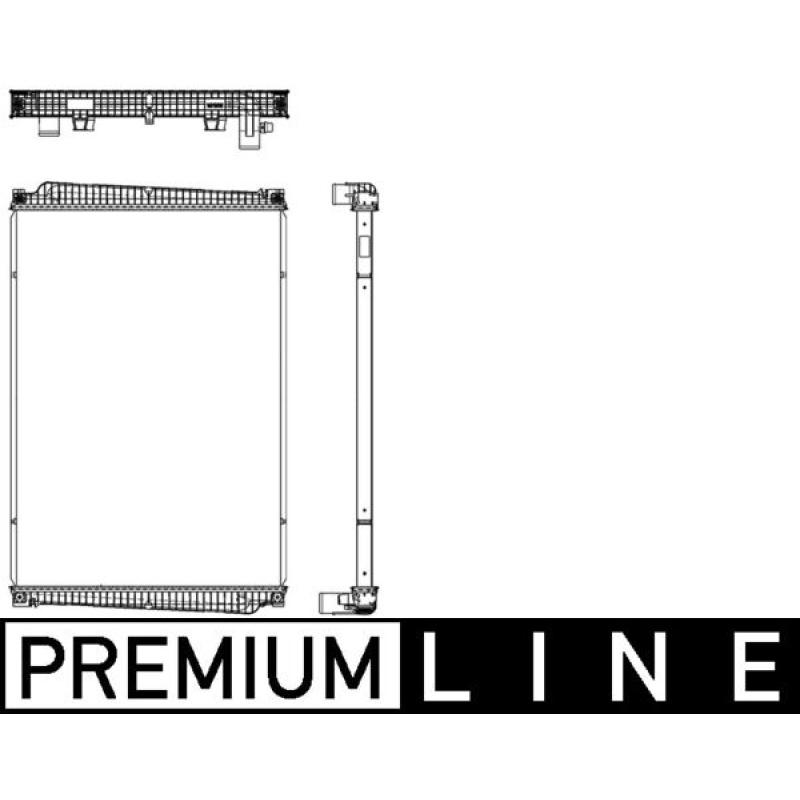 Radiateur, refroidissement du moteur MAHLE CR 1150 000P - Visuel 1