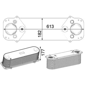Intercooler, échangeur MAHLE CI 231 000P